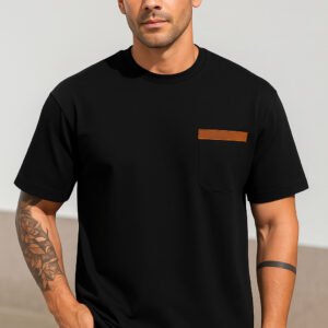 The Luxe Contrast Pocket T-Shirt