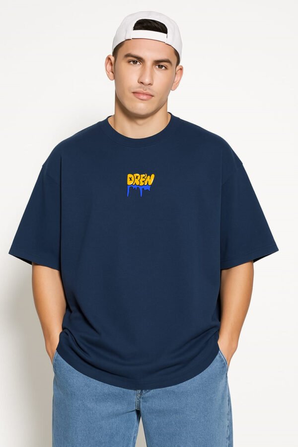 Tropic Chill' Gray Oversized T-Shirt