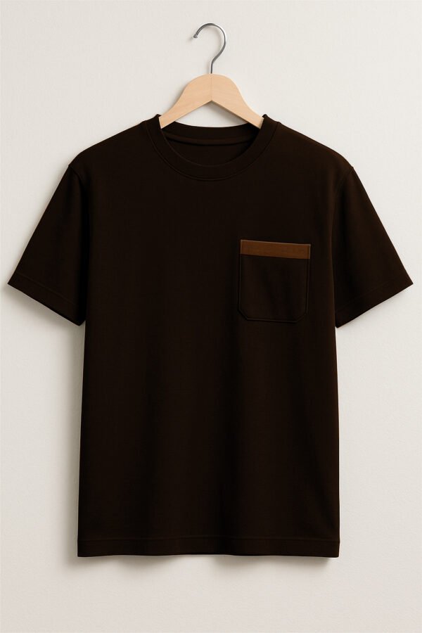 The Luxe Contrast Pocket T-Shirt