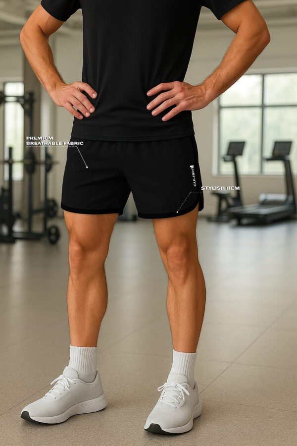 Pace Max Men's Ultra-Light Runner Shorts | Breathable Split-Hem Design