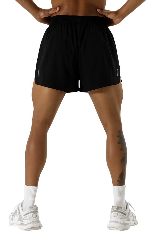 men's black athletic shorts.