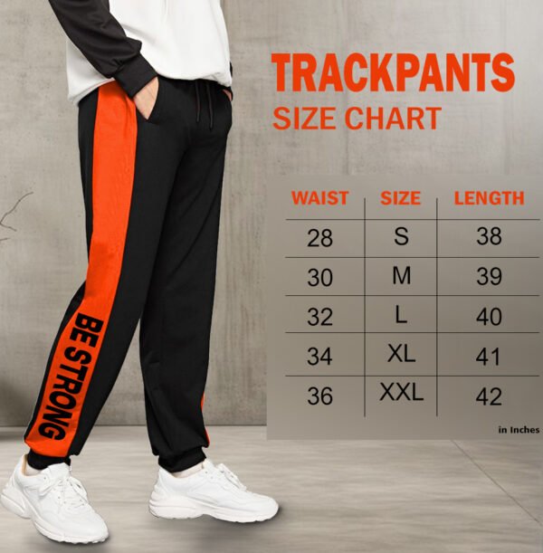 MenTrackPant-Panelled- Printed
