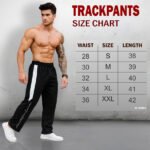 Fusion Core Men's Classic Track Pants | White Side Stripe