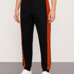 Black-Trackpant-ORANGE-Panel-Print-FITNESS