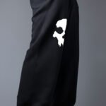 Black-Trackpant-Printed-SKELETON