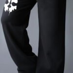 Black-Trackpant-Printed-SKELETON