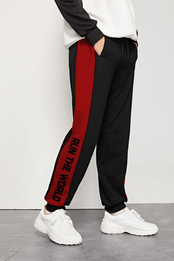 Black-Trackpant-RED-Panel-Print-RUNtheWORLD