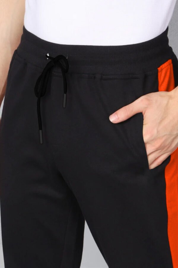 Black-Trackpant-RED-Panel-Print-ATHLETE