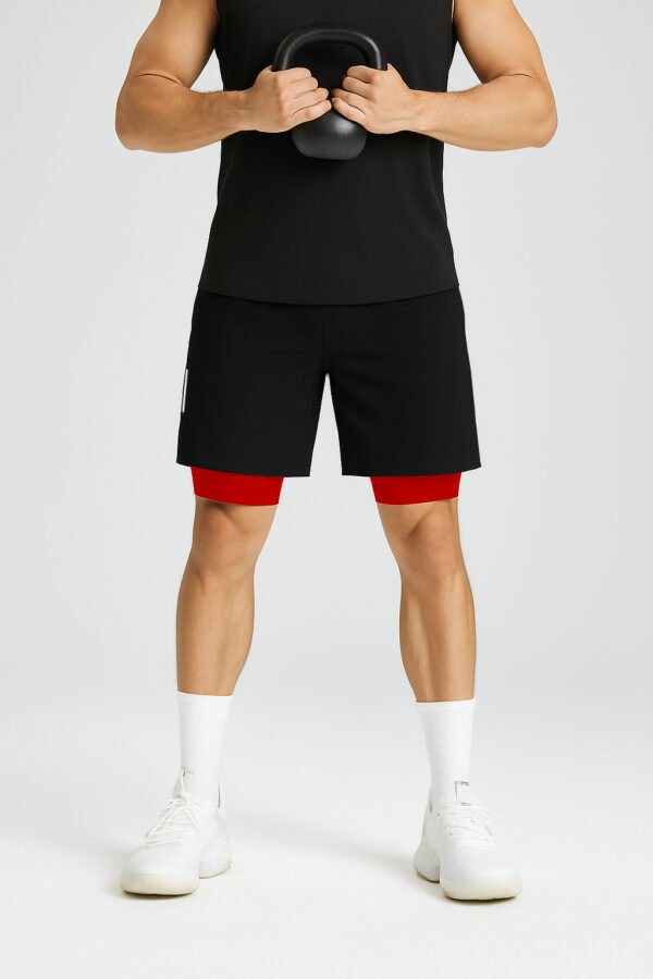 Apex 2-in-1 Dual-Layer Running Shorts | Compression Shorts