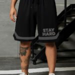 Velocity Vibe Men's Stealth Performance Shorts | Reflective Safety Trim