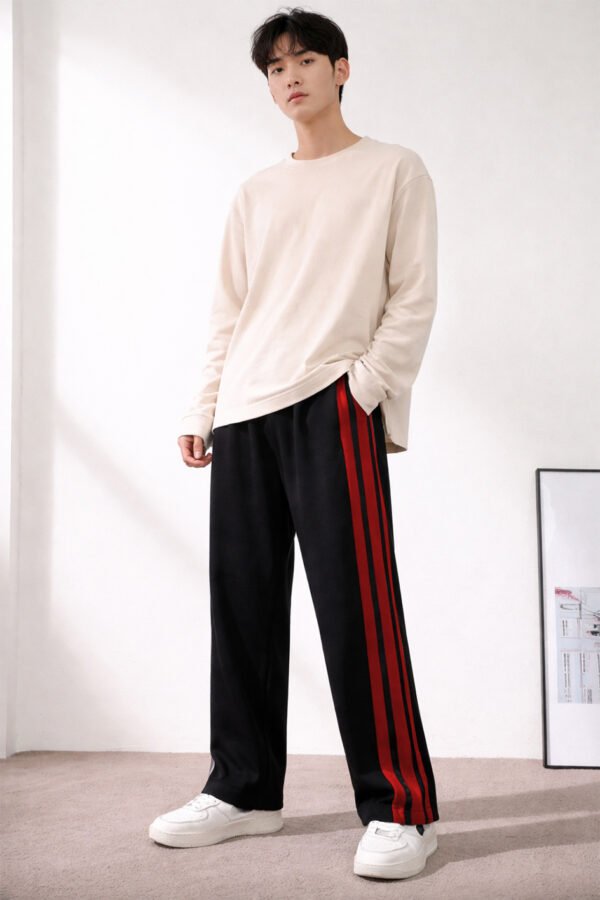 2 Striped TrackPant-Grey Patti