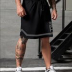 Velocity Vibe Men's Stealth Performance Shorts | Reflective Safety Trim