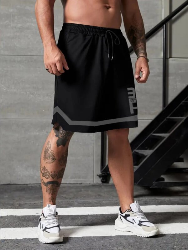 Velocity Vibe Men's Stealth Performance Shorts | Reflective Safety Trim