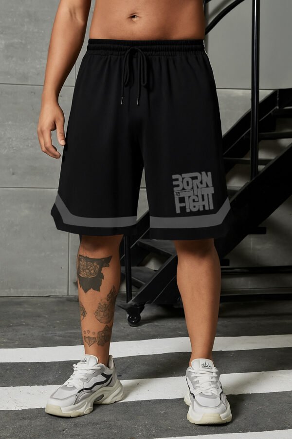 Velocity Vibe Men's Stealth Performance Shorts | Reflective Safety Trim