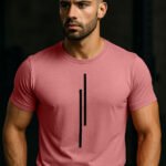 Redefine your style with the Apex Line T-Shirt, a perfect blend of modern simplicity and premium comfort. This T-shirt is crafted from an exceptionally soft and durable cotton blend in a classic, deep black. The design is elevated by a clean, minimalist graphic: two parallel white lines positioned centrally on the chest. This striking yet simple detail gives the shirt a contemporary and sophisticated edge. With its classic crewneck and tailored fit, this t-shirt is versatile enough for the gym, a casual outing, or as a foundational piece for a layered look. Available in sizes S to XXL.