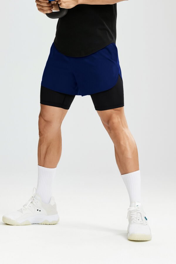 Apex 2-in-1 Dual-Layer Running Shorts | Compression Shorts