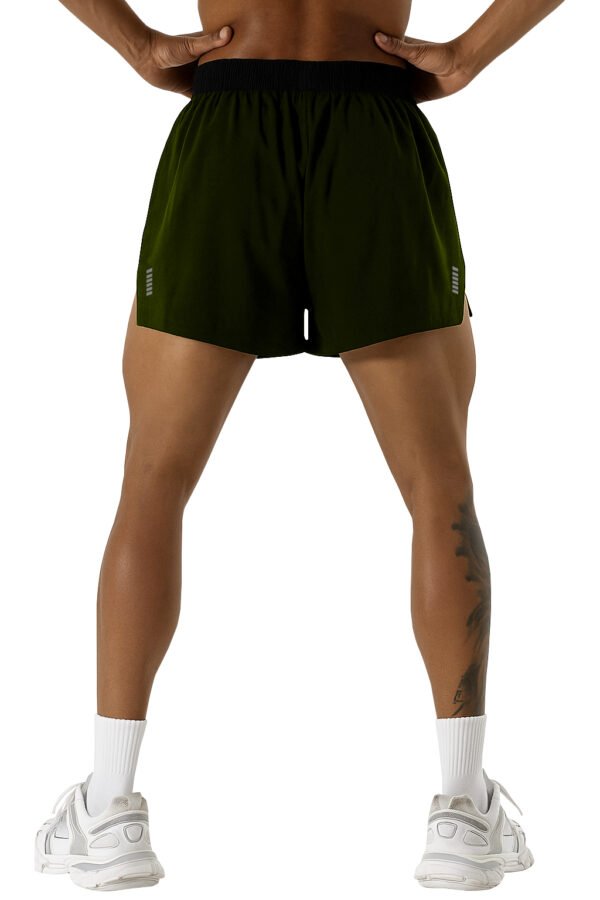 men's black athletic shorts.