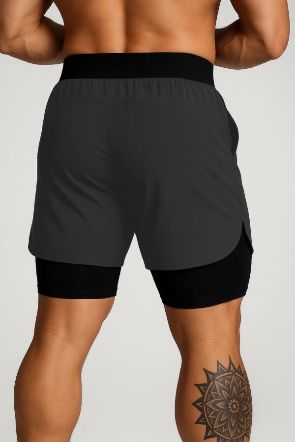 Apex 2-in-1 Dual-Layer Running Shorts | Compression Shorts
