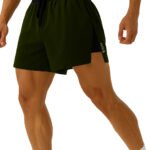 men's black athletic shorts.