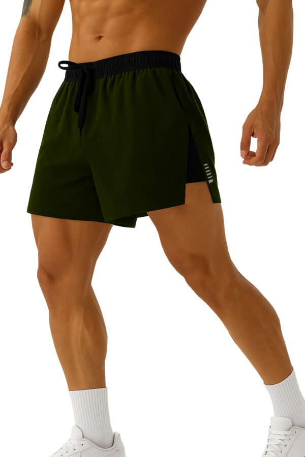 men's black athletic shorts.