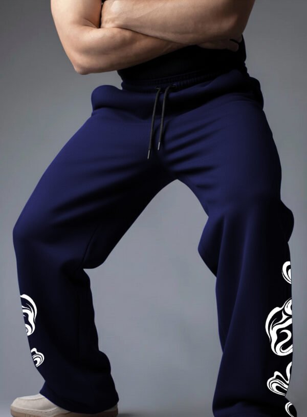 NAVYblue-Trackpant-Printed-WAVE