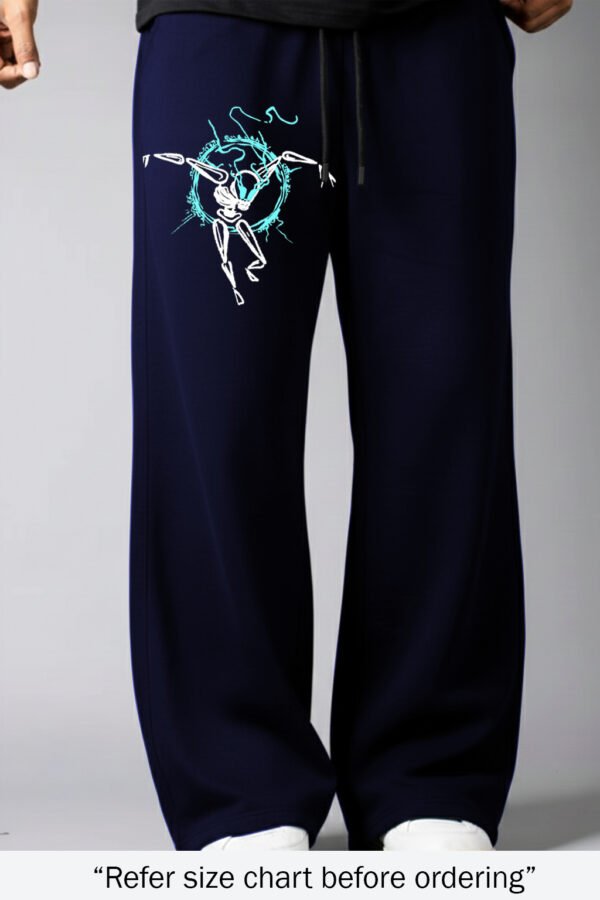NAVYblue-Trackpant-Printed-ROBOT