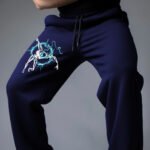 NAVYblue-Trackpant-Printed-ROBOT