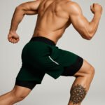 Swift-Apex 2-in-1 Dual-Layer Running Shorts | Compression ShortsStride Running Shorts | Minimalist Performance Design