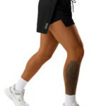 men's black athletic shorts.