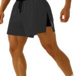 men's black athletic shorts.