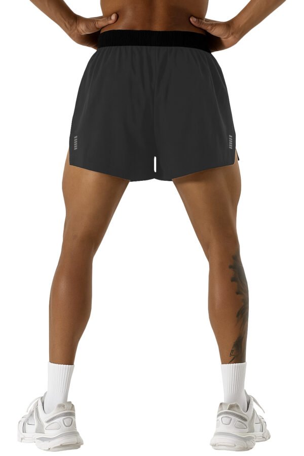 men's black athletic shorts.
