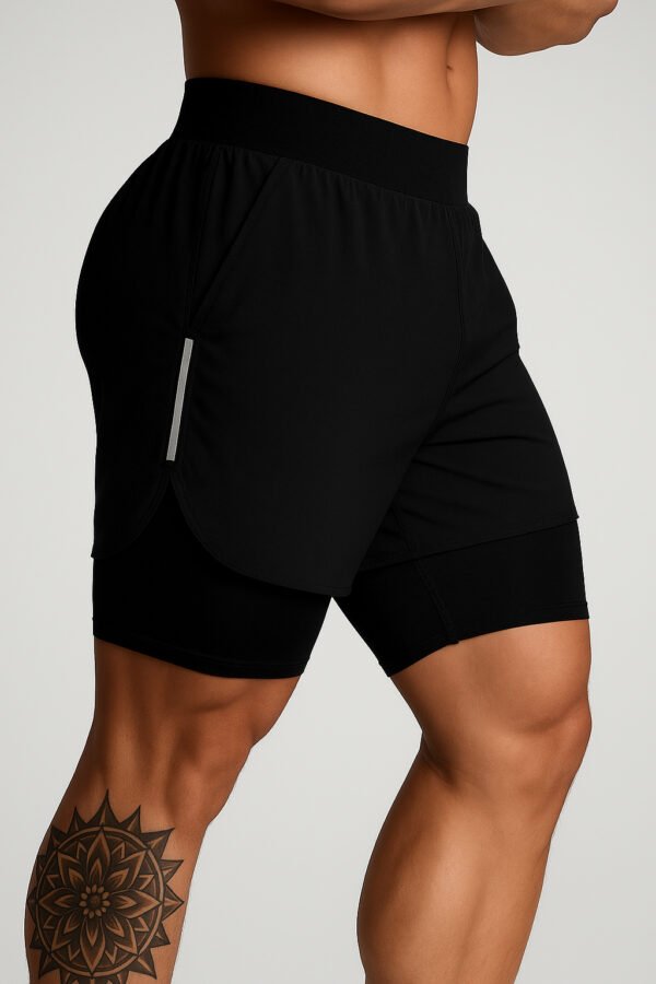 Apex 2-in-1 Dual-Layer Running Shorts | Compression Shorts