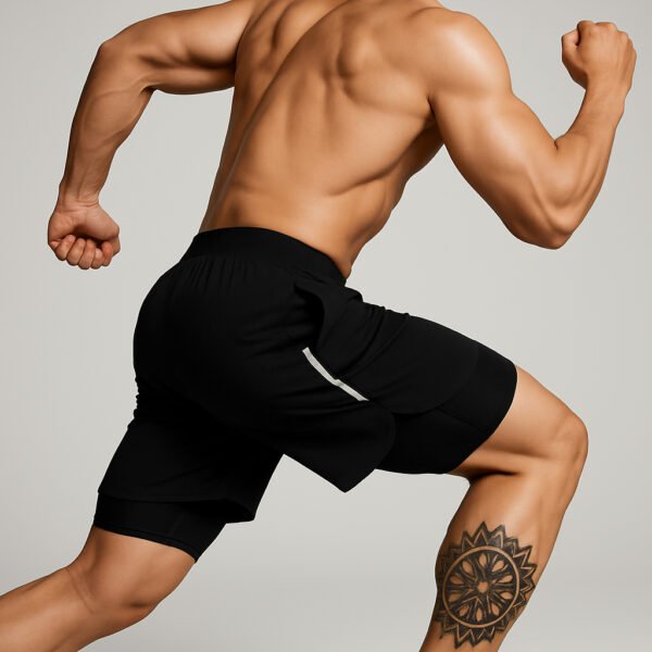 Apex 2-in-1 Dual-Layer Running Shorts | Compression Shorts