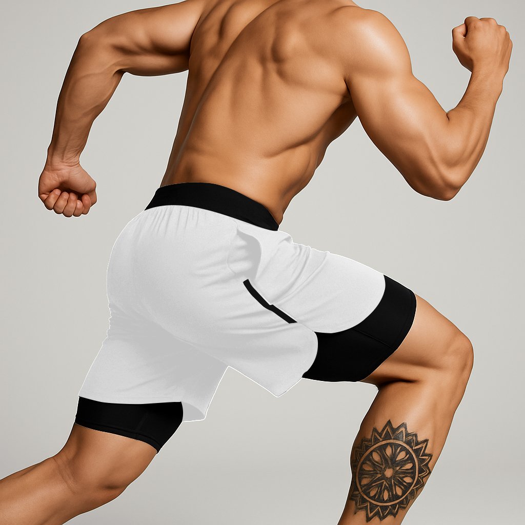 ApeApex 2-in-1 Dual-Layer Running Shorts | Compression Shortsx 2-in-1 Dual-Layer RunniApex 2-in-1 Dual-Layer Running Shorts | Compression Shortsng Shorts | Compression Shorts