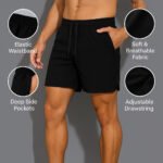 Shadow Core Men's Essential Gym Shorts | Quick-Dry Training Wear