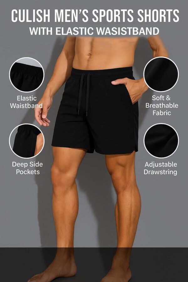 Shadow Core Men's Essential Gym Shorts | Quick-Dry Training Wear