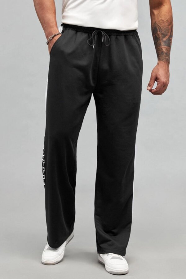 Black-Trackpant-CUTPATTI-Print-FREEDOM