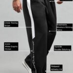 Men Trackpant-Striped-CUT PATTI