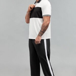 Men Trackpant-Striped-CUT PATTI