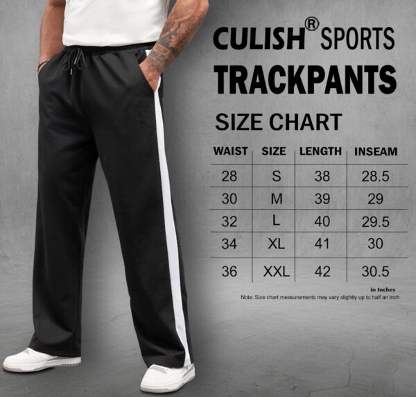 Men Trackpant-Striped-CUT PATTI