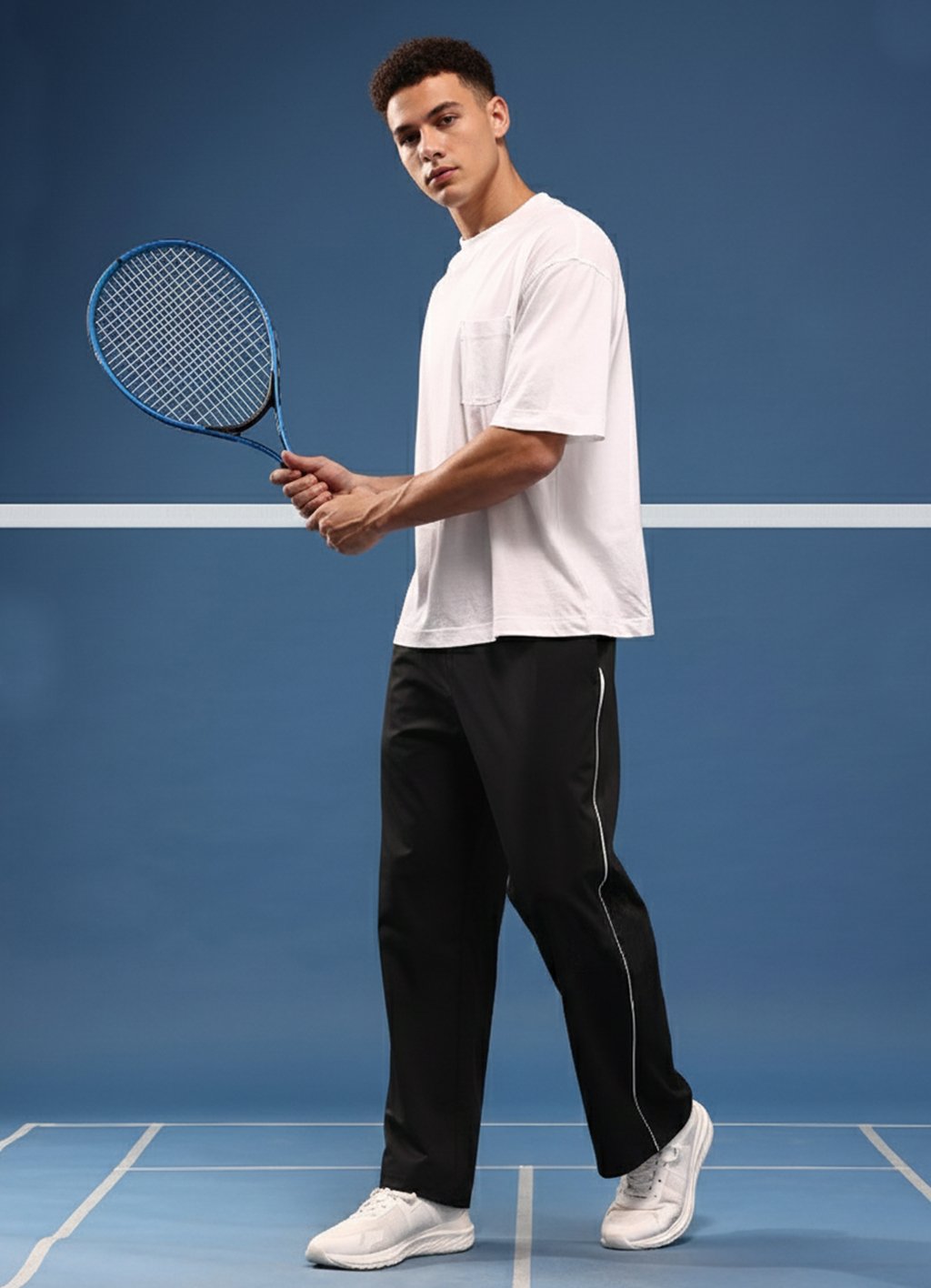 Men Trackpant Side Piping